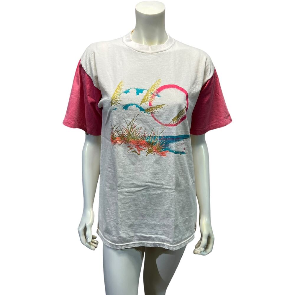Unbranded 90s Casual Tee Large Beachy Vibes